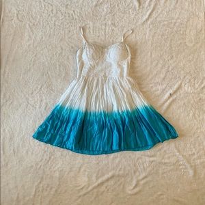 American Eagle Ombré Bustier Dress
